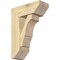 Ekena Millwork Balboa Slat Rough Sawn Bracket w/ Offset Brace, Douglas Fir, 8"W x 20"D x 28"H BKT0806X20X28BOA06RDF - alternate 1